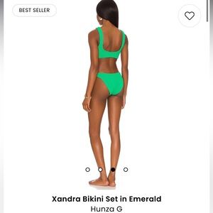 Hunza G green bikini